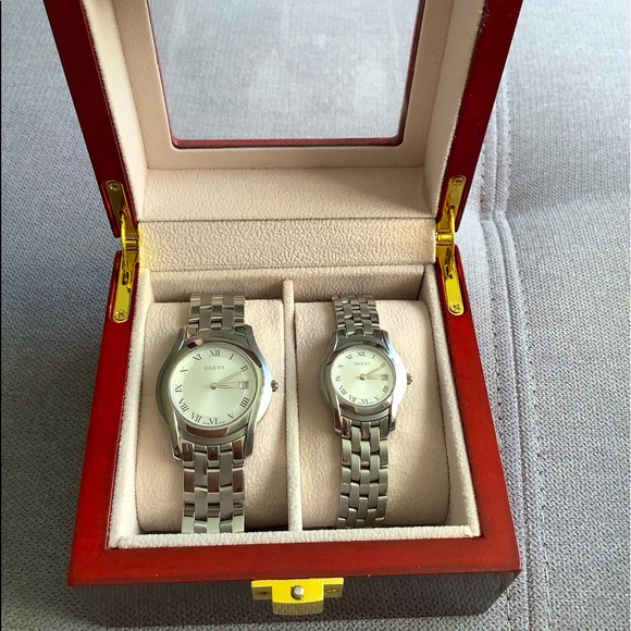 Beautiful authentic GUCCI watches for couple 💞💕 - Picture 1 of 15